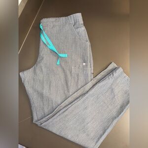 Figs Scrub Pants in color Graphite. Size Large.